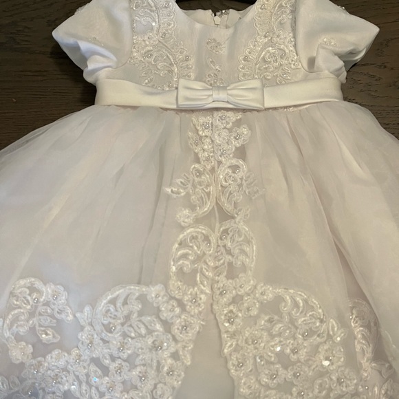 Sarah Louise designer girl baptism dress 6M NWT retail $400usd - Picture 2 of 9